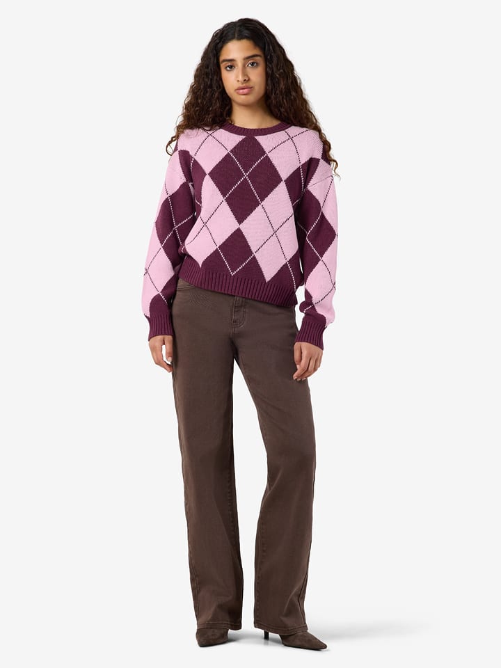 Noisy may Pullover "Acy" in Bordeaux/ Pink - M