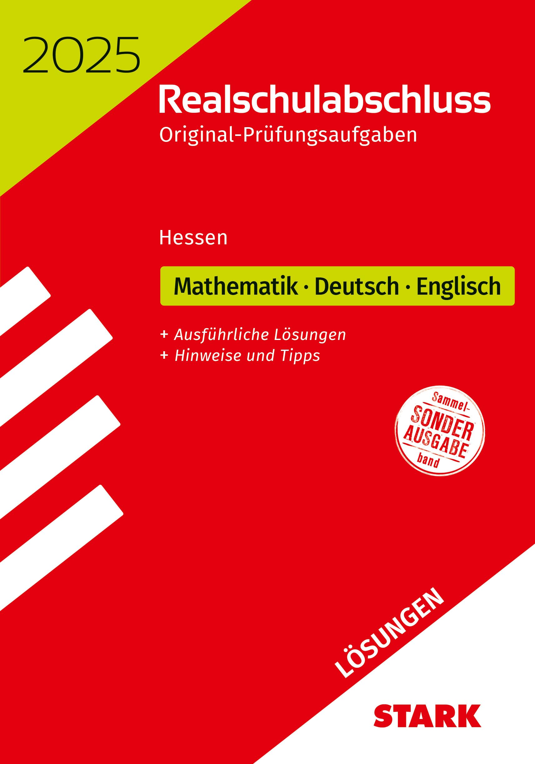 STARK Lösungen zu Original-Prüfungen Realschulabschluss 2025 - Mathematik, Deutsch, Englisch - Hessen (Abschlussprüfungen) - Preis vom 04.10.2026 03:51:26 h