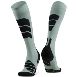 X-Socks, Unisex, Sportsocken, Ski Expert OTC (35 - 38), Grün, Schwarz