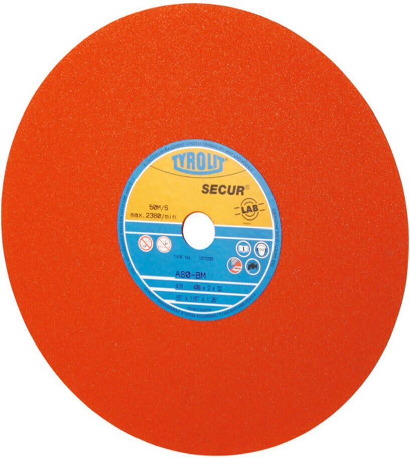 TYROLIT SECUR LAB Labor-Trennschleifscheibe DxTxH (mm), 350x2,5x32, Typ: 60 (167334)