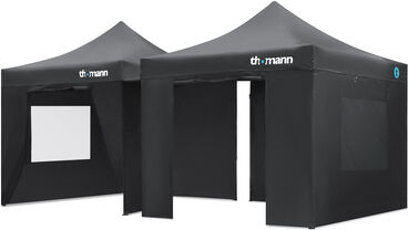 Thomann Pop-Up Tent 3x3m Full Set 2 noir