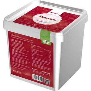 Xucker Zucker Premium Xylit, weißer Zucker, lose, Zuckerersatz, im Eimer, 4,5kg