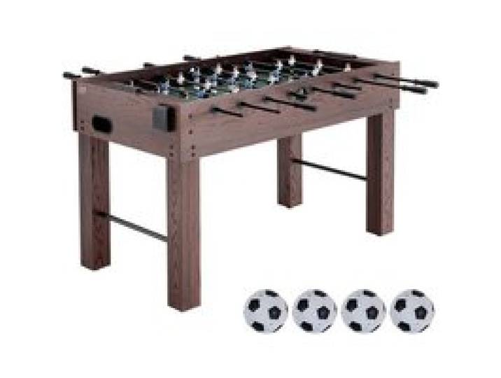 VEVOR Tischfußballtisch, 55 Zoll Tischfußballtisch in Standardgröße, Tischfußballtisch in Voller Größe für den Innenbereich, Tischfußballtisch-Set, inklusive 4 Bällen und 2 Getränkehaltern