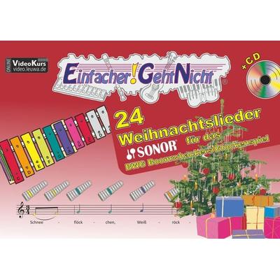 Einfacher!-Geht-Nicht: 24 Weihnachtslieder für das SONOR BWG Boomwhackers Glockenspiel mit CD -