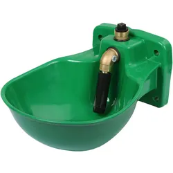 Kerbl Tränkebecken K75 - 1/2" mit Rohrventil grün - 221875 - grün