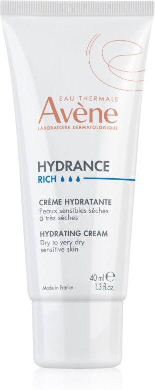 Avène Hydrance Rich Hydrating Cream feuchtigkeitsspendende Creme für trockene und sehr trockene Haut 40 ml