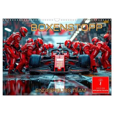Boxenstopp - eingespieltes Team (Wandkalender 2027 DIN A3 quer), CALVENDO Monatskalender