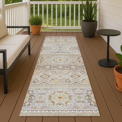 Addison Rugs Machine Washable Indoor/ Outdoor Global Pierce Chantille Rug