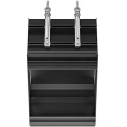 Gessi lineares Deckeneinbau-System, Grundkörper L = 250 mm für max. 1 Modul mit SHIFT-Fix-Installation., 61002299