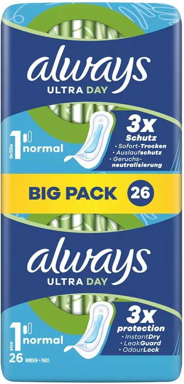 Always - Ultra Day Damenbinden Normal (Grösse 1), 26STK