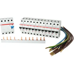 f-tronic 7110032 VA-Set, 12xLS B16A1pol,1xFi40/0,03A VASet