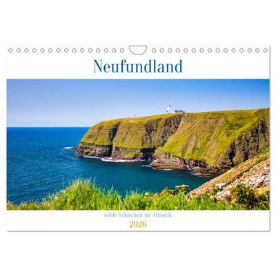 Neufundland - wilde Schönheit im Atlantik (Wandkalender 2026 DIN A4 quer), CALVENDO Monatskalender