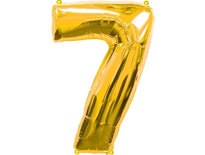 Luftballons Office gold Folie H 86 cm 1 Stk
