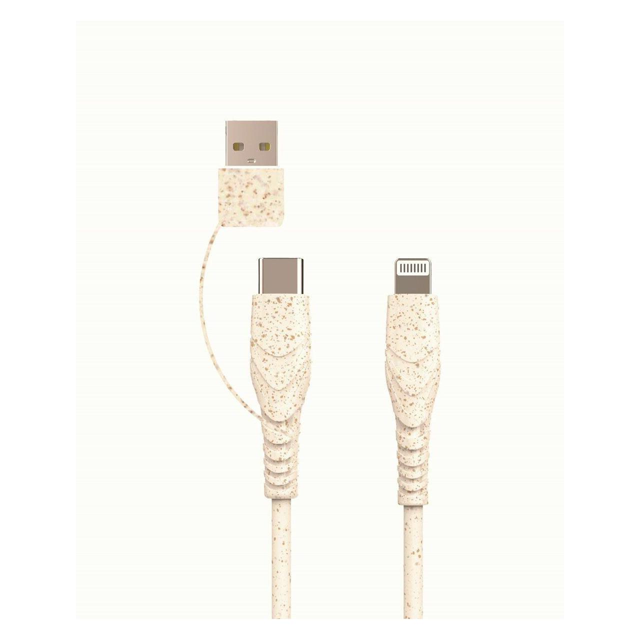 BIOnd USB-C to Lightning&USB-A 3A 1.2M (1.20 m, USB 2.0) (BIO-CT-IP)