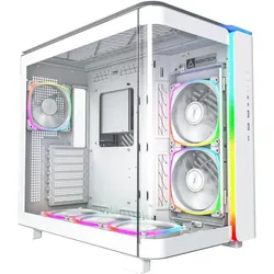 Montech KING 15 PRO White (mATX, Mini-ITX), PC Gehäuse, Weiss