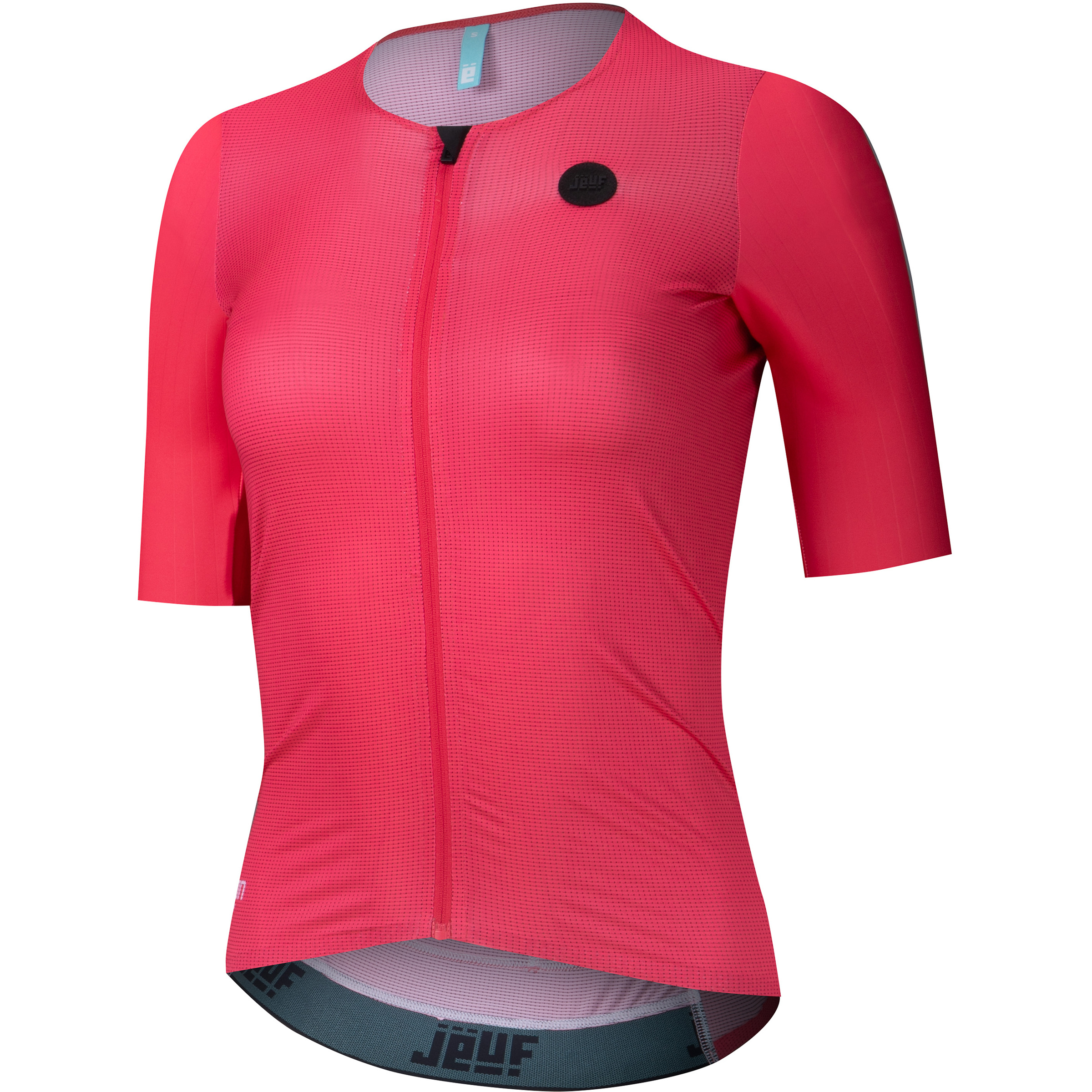 Bergzeit Basics Jeuf Pro Race Carbon Trikot Damen Radtrikots rosa Größe XL Mountainbike | Rennrad | Gravel Hautfreundlich