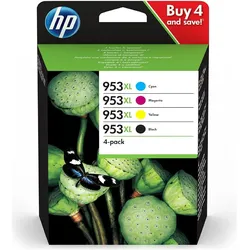 HP, Druckerpatrone, 953XL Multipack (BK, C, M, Y)