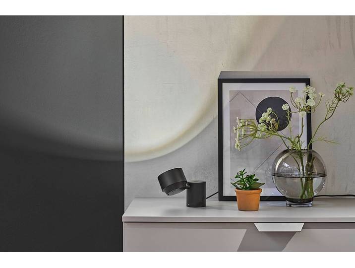 Applique murale Puric Pane ZB 16 x 7 x 8cm Noir Aluminium verni Polycarbonate LED Module LED