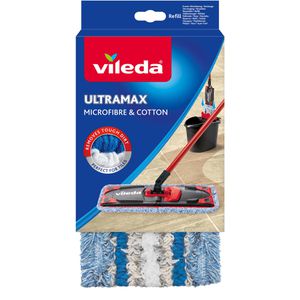 Vileda Wischbezug UltraMax Micro & Cotton, 129052, aus Baumwolle, Polyester & Polyamid, Breite 35 cm
