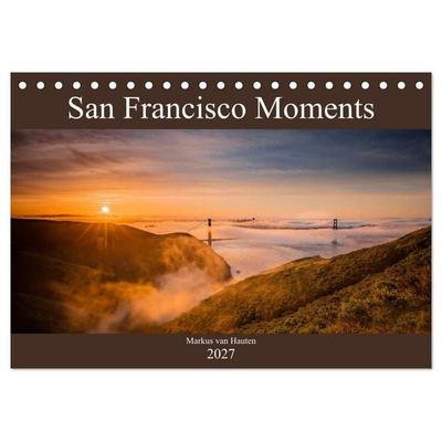 San Francisco Moments (Tischkalender 2027 DIN A5 quer), CALVENDO Monatskalender