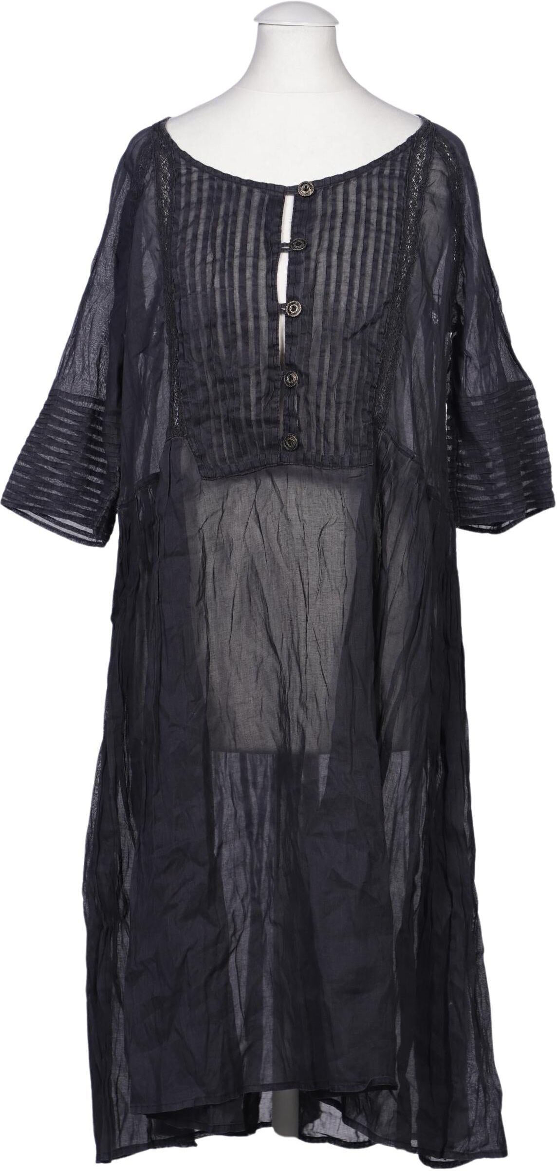 Ewa i Walla Damen Kleid, Marineblau, Gr. S, Baumwolle - Second Hand