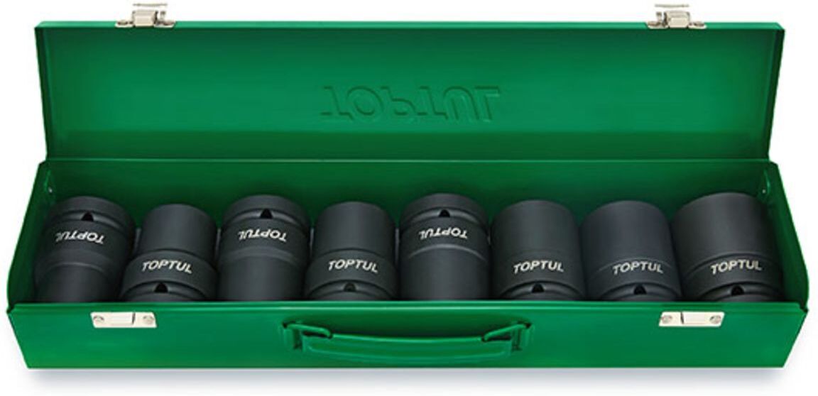 Coffret douilles à choc 1" TOPTUL GDAD0809