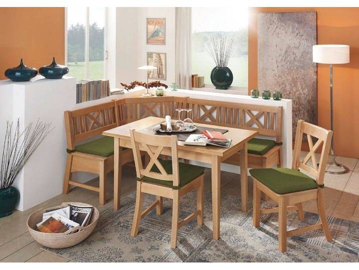 Eckbank Bodensee aus massiver Buche mit Truhe – 3%-Vorkasse-Rabatt