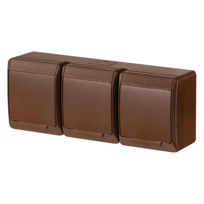 Elektro-Plast PLUG SOCKET HERMES 0326-06 BROWN (0326-06)