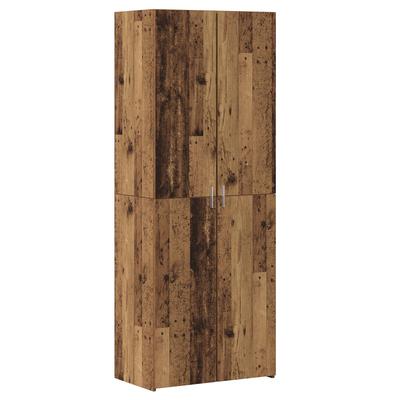 vidaXL Highboard Altes Holz 70x42.5x185 cm Holzwerkstoff