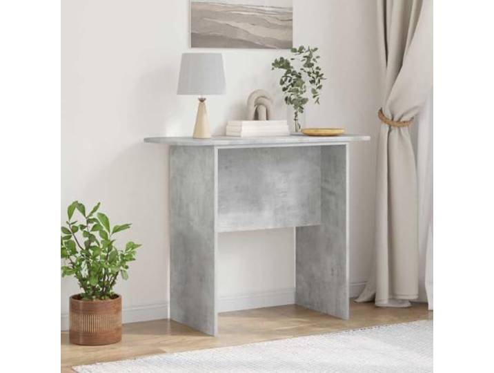 smnyxs Konsolentisch, grau, Beton, 93 x 40 x 75 cm, modernes Holz Beistellmöbel für den Innenbereich, optimierte Aufbewahrung, einfache Pflege, minimalistischer Stil, robust, vielseitig