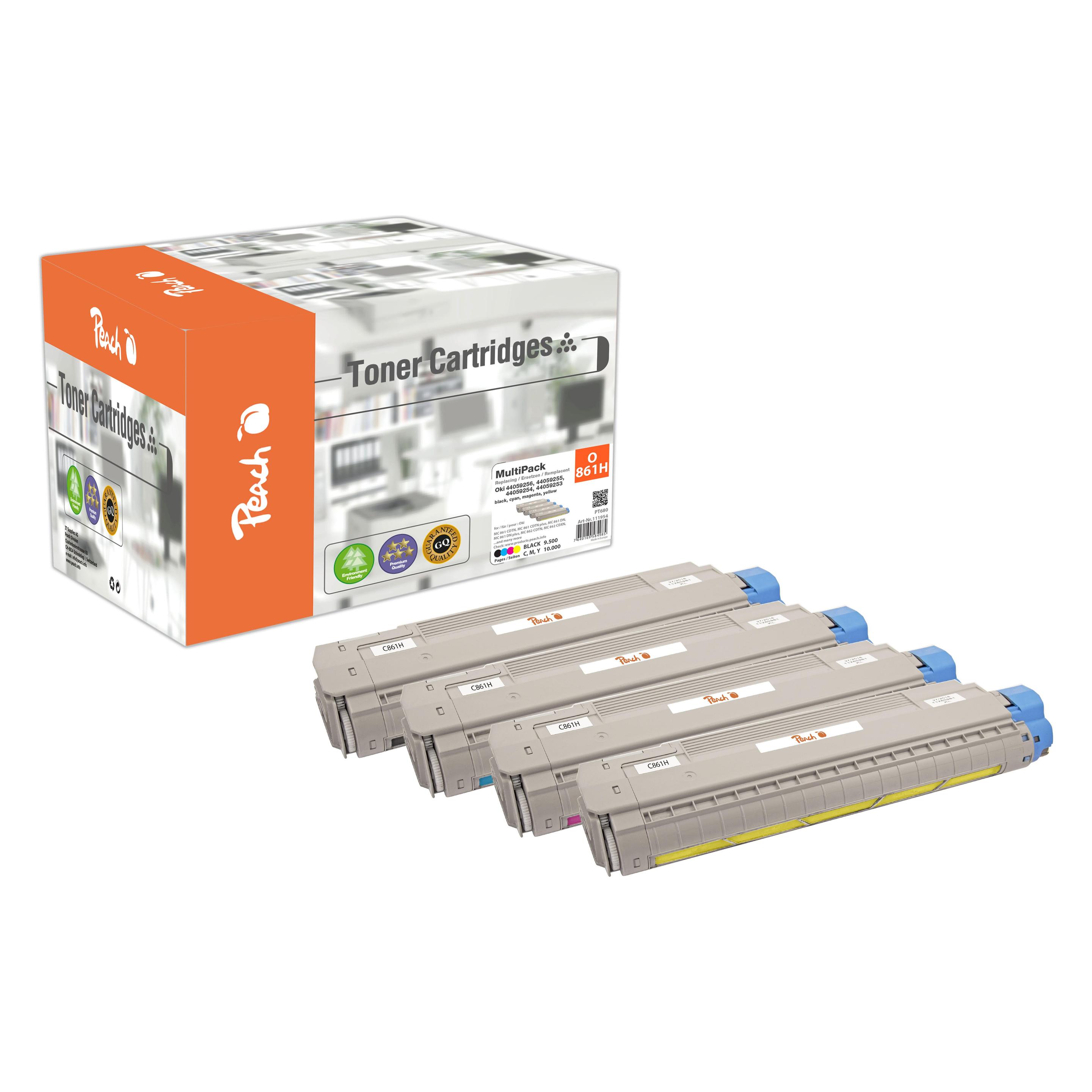 Peach 4405925 Multipack (BK, C, M, Y) (111954)