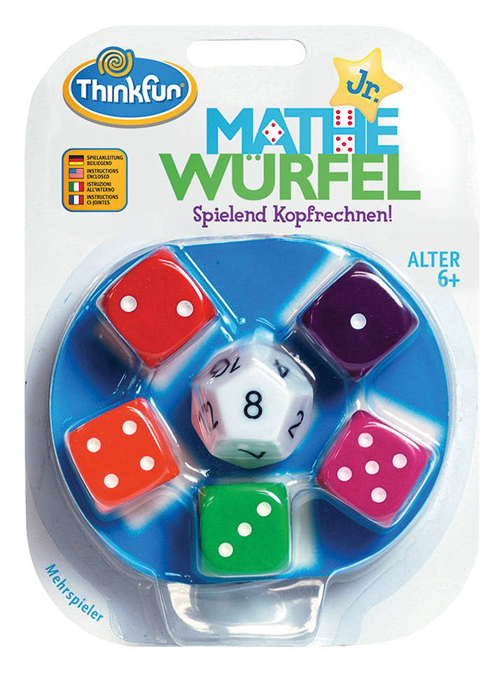 Ravensburger Lernspiel "ThinkFun Mathe Würfel Junior" - ab 6 Jahren - onesize
