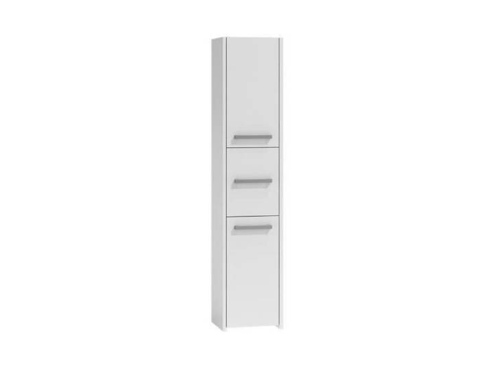 Colonne de salle de bain 30x40x170 - CDF - VERONA - Blanc - Bois - Panneaux de particules