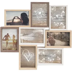 Collage-Rahmen (LB 45x45 cm) - braun - LB 45x45 cm