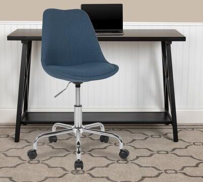 Flash Furniture Mid-Back Fabric Task Office Chair with Pneumatic Lift