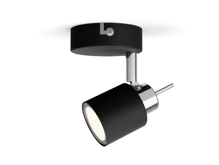 Philips Meranti opbouwspot - 1-lichts - zwart