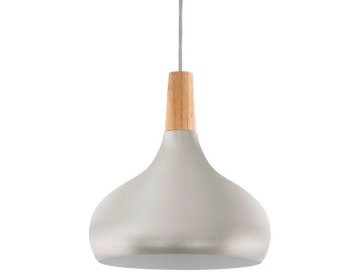 EGLO Hängeleuchte SABINAR , braun (silberfarben, holz), 1, Ø 28cm, 1 Stk., Leuchten, Hängeleuchte, H110 x Ø28 cm, 1X40W exkl., Hängeleuchte
