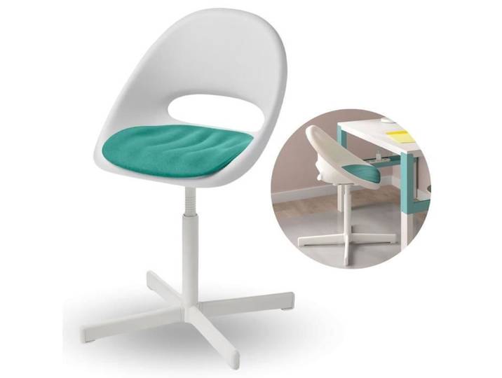 LOBERGET/SIBBEN Chaise de bureau pour enfants chaise pivotante avec coussin IKEA
