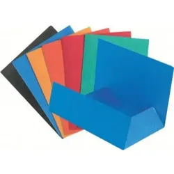 Exacompta Sammelmappe mit 3 Klappen aus Manila-Karton 400g , für Format DIN A4