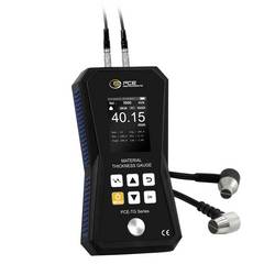 PCE Instruments Materialdickenmessgerät PCE-TG 150A 1 ... 300 mm Sensor 5 MHz Ø6mm 5 MHz Ø10mm Grenzwertalarm IP52