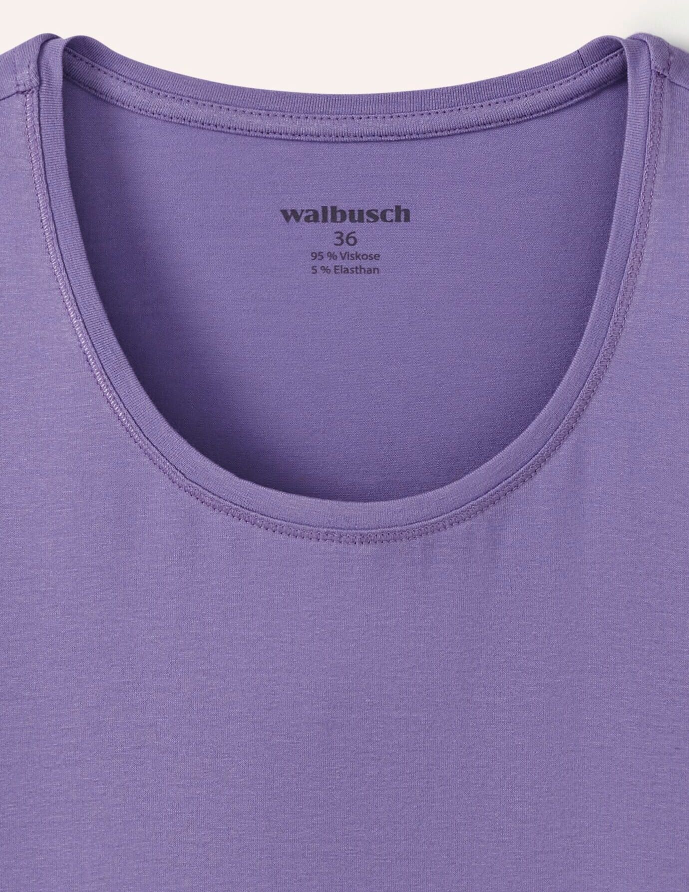 Walbusch Viskose-Shirt, , Farbe Lila, 36, zart glänzende Viskose bequemer Schnitt Damen