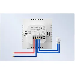 Avatto Smart Water Heating Thermostat ZWT100 3A Zigbee Tuya, Thermostat, Weiss