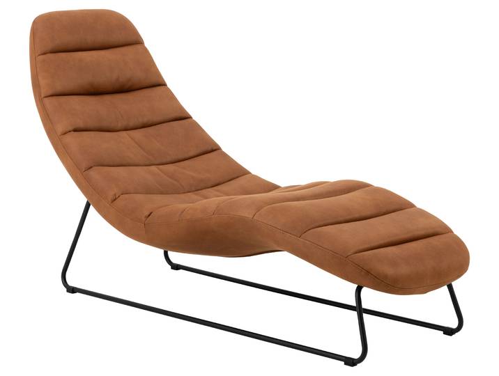 Relaxliege Kunstleder Braun Kunstleder 63 x 86 x 156cm