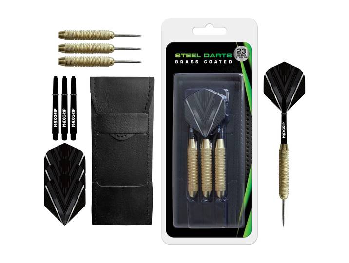 KOOR Dartpfeile Alli Schwarz 23 g 3 Stk - Farbe: Schwarz, Gold