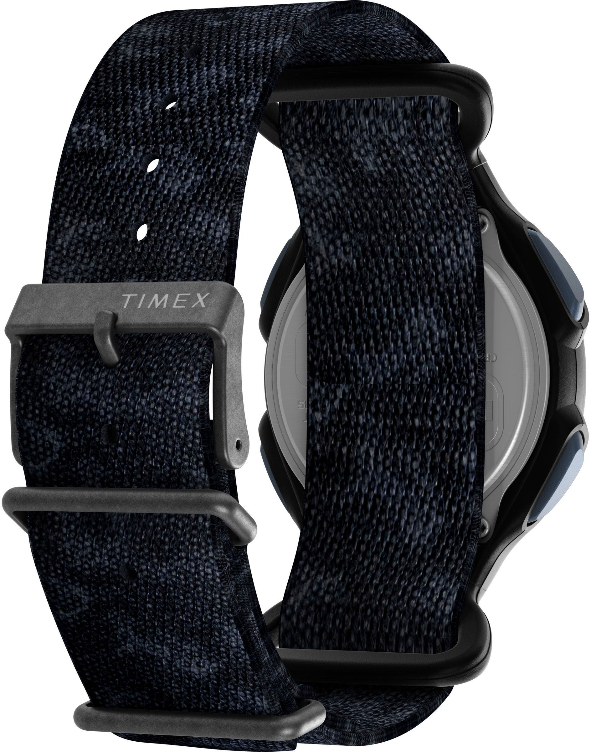 Chronograph TIMEX "IRONMAN MODERN VINTAGE", schwarz, Armbanduhren, Herren, Chronograph, Quarzuhr, Armbanduhr,Herrenuhr,digital,Textilarmband,Stoppfunktion,Tag