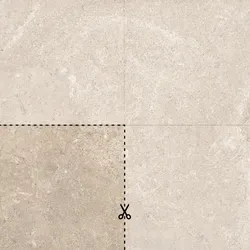 Emilceramica MaPierre Outdoor Ancienne Naturel 50x50x2 cm Terrassenplatte Schnittmuster Matt Strukturiert Naturale