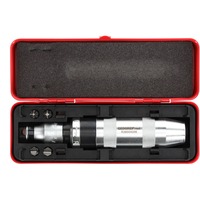 red Schraubenlöser-Satz 1/2" + Bits, Schlagschrauber rot/schwarz, 6-teilig, für Hammerbetätigung