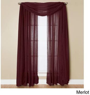 Miller Curtains Preston 216-inch Sheer Window Scarf