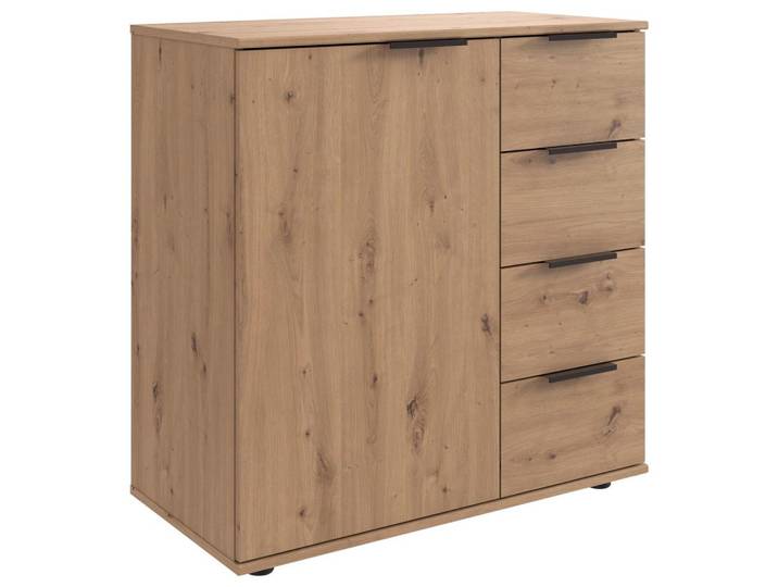KOMMODE Nadja Eiche Dekor B: 81 cm