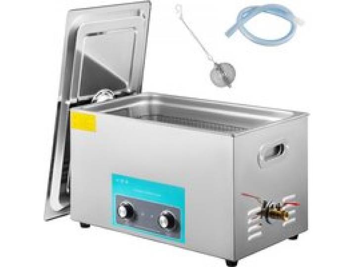 VEVOR 22L Ultrasoonreiniger, roestvrij staal 304, professionele draaiknopbediening, ultrasoonreiniger met verwarmingstimer voor sieraden, horloges, brillen, printplaten, kleine onderdelen en tandheelkundige instrumenten.